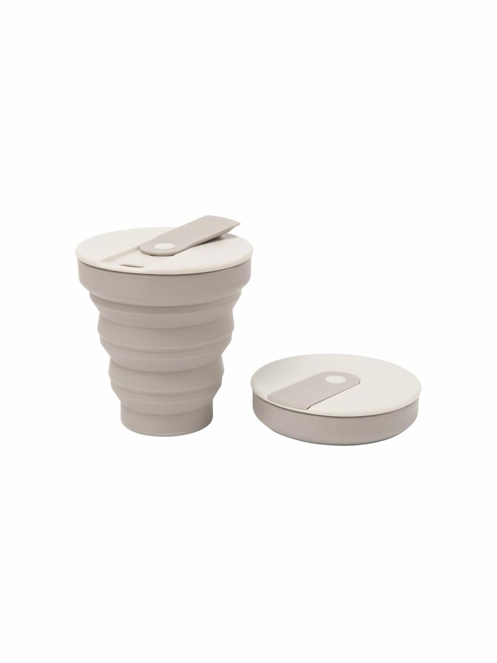 💞 2 for $15 💞 HUNU Collapsible Silicone Travel Cup w/ Lid and Straw